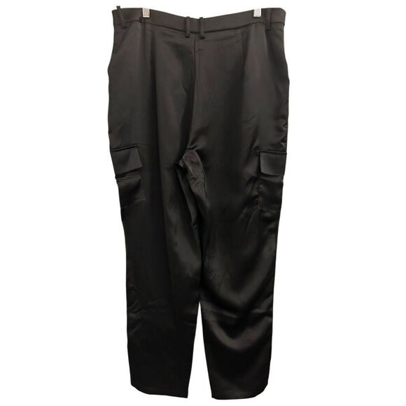 NWT Bailey 44 Satin Cargo Pants sz XL Revolve Night out Edgy Street Wear - Picture 2 of 7